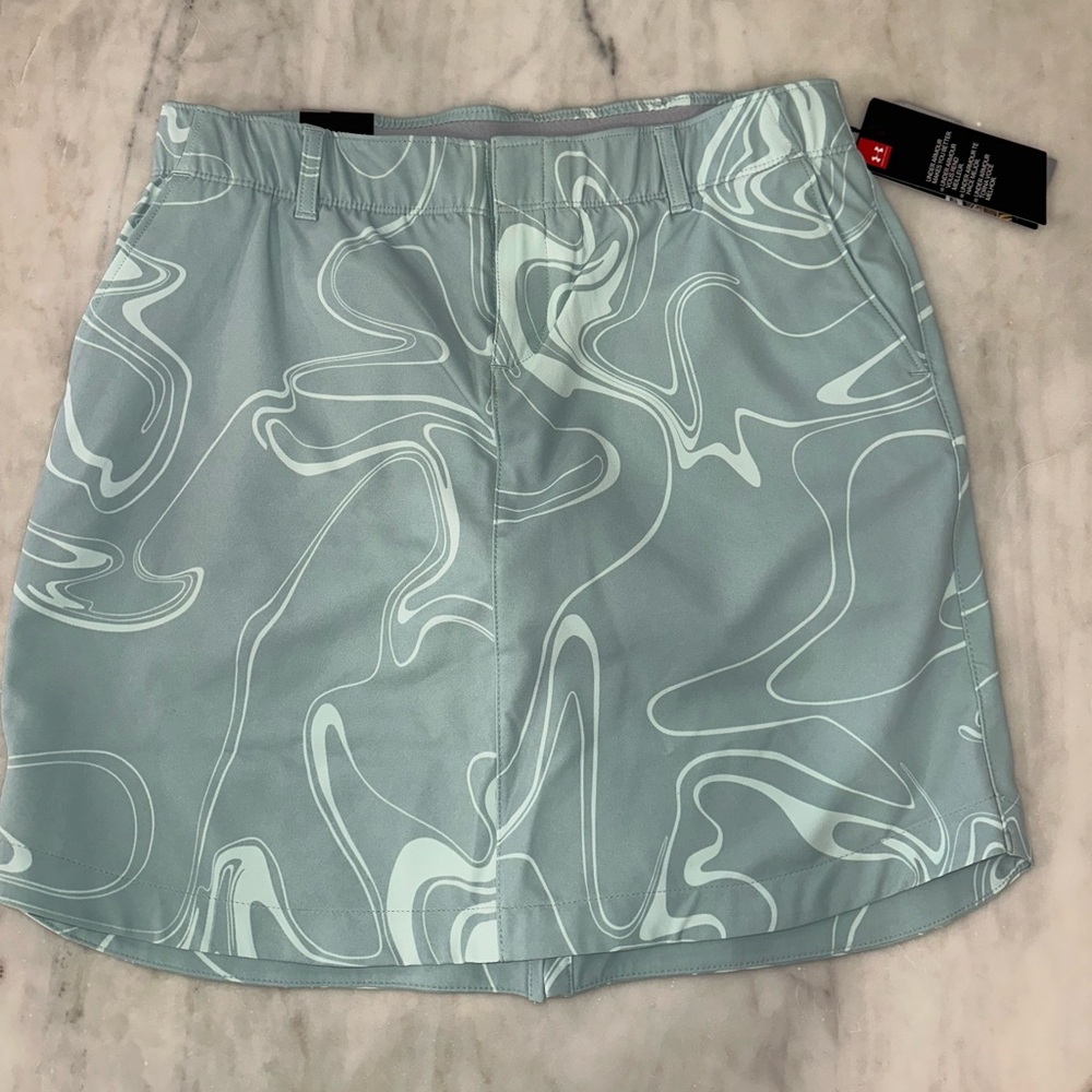 Under Armour Teal Skort with Swirl Pattern